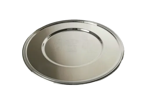 Patena presidencial "Peces" plateada